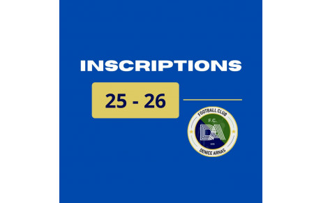INSCRIPTIONS SAISON 2025-2026 ✍️